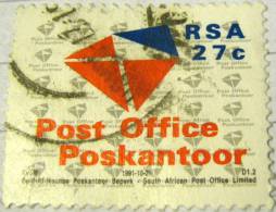 South Africa 1991 Post Office 27c - Used - Gebruikt