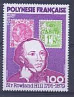 POLYNESIE 0141 Sir Rowland Hill - Unused Stamps