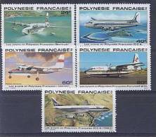 POLYNESIE PA0148/52 Aviation - Unused Stamps