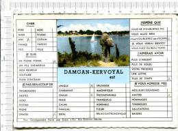 DAMGAN - KERVOYAL -  Vue Et  Texte  Pré établi - Damgan