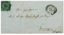 GERMANIA WURTTEMBERG - N° 3 - SU LETTERA  ANNO 1855 - Briefe U. Dokumente