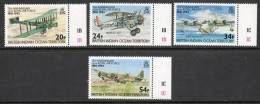 British Indian Ocean Territory 1993 75th Anniv Of RAF Plate 1B/1C SG136-139 MNH Cat £5.35++ SG2015 - British Indian Ocean Territory (BIOT)