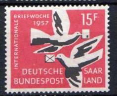 Saarland 1957 Mi 408 ** [040513I] @ - Unused Stamps