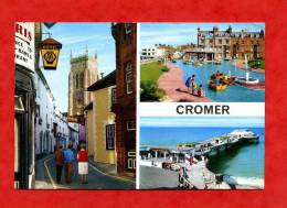 ROYAUME UNI-CROMER HIGH STREET,BOATING LAKE,PIER(timbre N°698a)-1975 - Autres & Non Classés