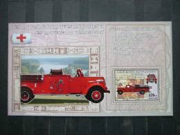 Fire Trucks Red Cross Auto Cars # 2006 Congo MNH #1370 - Vrachtwagens