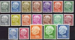 Saarland 1957 Mi 409-422; 424-428 ** (409 *) [040513I] @ - Unused Stamps