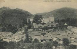 63 - CPA Chateldon - Vue Générale Du Château - Chateldon