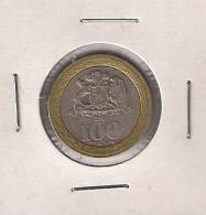 A2 Chile 100 Pesos 2001. Bimetal Bimetallic - Chili