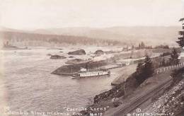 Oregon Columbia River Highway Cascade Locks Real Photo RPPC - Other & Unclassified