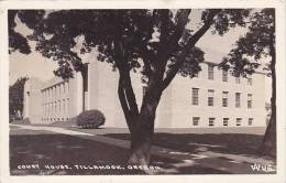 Oregon Tillamook Court House 1944 Real Photo RPPC - Altri & Non Classificati