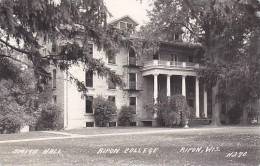 Wisconsin Ripon Smith Hall Ripon College Real Photo RPPC - Autres & Non Classés