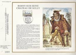 France CEF 572 - Rosny Sur Seine - Chateau De Sullt - Illus Decaris - 1er J. 21.03.81 Rosny S/seine - T. 2135 - Covers & Documents