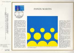 France CEF 574 - Fonds Marins - Illust. J. Douglass - 1er Jour 28.03.81 Dunkerque (59) - T. 2129 - Briefe U. Dokumente