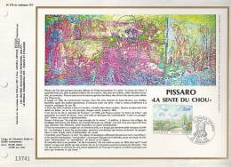 France CEF 579 - Pissaro "la Sente Du Chou" - Illust.J Gauthier - 1er J. 18.04.81 Perpignan (66) - T. 2136 - Cartas & Documentos