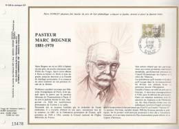 France CEF 608 - Pasteur Marc Boegner 1881-1970  - Illustr P. Forget - 1er J. 14.11.81 Epinal (88) - T. 2153 - Storia Postale