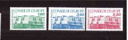 FRANCE 1986 Europe Council Michel Cat N° 40/42 Mint Never Hinged - Instituciones Europeas