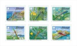 Libellules // ALDERNEY 2010 Série De 6V Neufs  (MNH SET) Dragonsflyes - Alderney