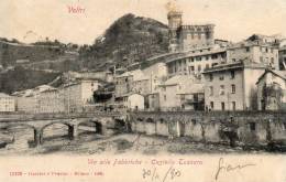 Voltri Via Alle Fabbriche 1900 Postcard - Genova
