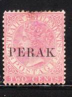 Malaya Perak 1883 Queen Victoria 2c Used - Perak