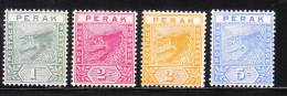 Malaya Perak 1892-95 Tigers MNH/MLH - Perak