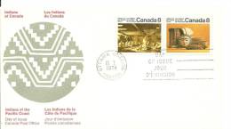 FDC.CANADA 1974 - Indiani D'America