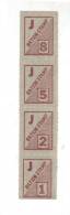 Timbres De Rationnement US Ration Stamps J ("Javel Ration Stamps During War") Au Dos - Historical Documents