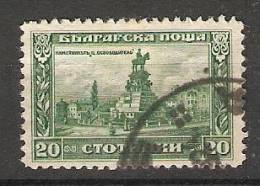 Bulgaria 1921-22 Definitives; Alexander II Statue, Sofia (o) Mi.157 - Oblitérés