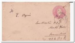 Argentinië 1900 Used Prepaid Postage Envelope - Entiers Postaux
