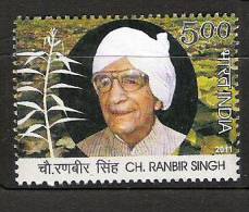 INDIA, 2011, Chaudhary Ranbir Singh, MNH, (**) - Unused Stamps