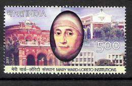 INDIA, 2011 LOT Of 10 Stamps, Mary Ward-Loreto Institutions, 400 Years Of Foundation, MNH, (**) - Ungebraucht