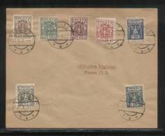 POLAND 1919 PFENNIG DEFINITIVES LOW VALUES 6 ON COVER FROM KALISZ - Lettres & Documents