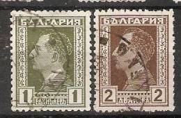 Bulgaria 1928-31  King Boris III  (o)  Mi.210-211 - Used Stamps