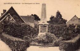 ESTREES SAINT DENIS   -  Le Monument Aux Morts - Estrees Saint Denis