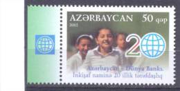 2012.Azerbaijan,  World Bank, 20y Of Partnership, 1v, Mint/** - Azerbaijan