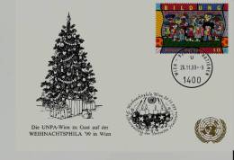 = Uno Wien1999 GS Christmas - Storia Postale