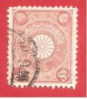 GIAPPONE IMPERIALE - JAPAN - USED - 1899 - DEFINITIVES - Chrysanthemum - 1 Japanese Sen - Michel JP 76 - Used Stamps