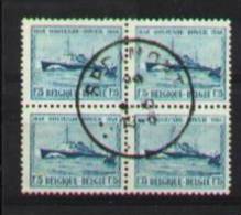 Bloc De 4 - 725 Sprimont 1946 - Oblitération Centrée - Used Stamps