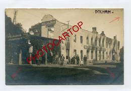 DOLHAIN-Hotel D'ALLEMAGNE-J.FEYEN-PEUTAT-Destructions-CARTE PHOTO-Periode Apres Guerre-14-18-1 WK-BELGIEN-BELGIQUE- - Limbourg