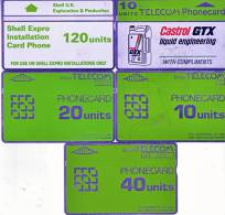 Royaume-Uni  BT Phonecard Lot 10+20+40+ 120 Units   Vide Et TTB **** Collections  RARES**** - Collezioni