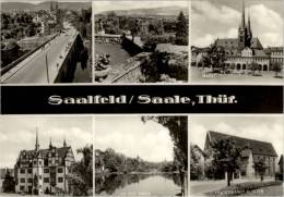 AK Saalfeld: Markt, Franziskaner Kloster, Rathaus, Ung, 1974 - Saalfeld