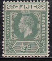Fiji MH 1912, 1/2d King George V, Multi Crown Wmk, - Fidji (...-1970)