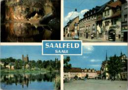 AK Saalfeld: Blankenburger Straße, Markt, Hoher Schwarm, Gel, 1966 - Saalfeld