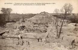 Le Cateau - Travaux De Reconstruction Du Viaduc De St Benin (115m). Peu Courante. - Le Cateau