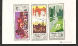 O) 1978 CHINA-PRC, 20TH ANNIVERSARY OF KWANGSI CHUANG AUTONOMOUS REGION, SET FOR 3, XF - Nuevos