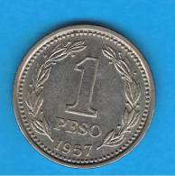 ARGENTINA -  1 Peso 1957    KM32 - Argentina