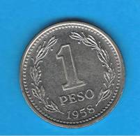 ARGENTINA -  1 Peso 1958   KM32 - Argentinië