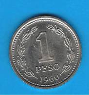 ARGENTINA -  1 Peso 1960 SC   KM32 - Argentina