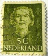 Netherlands 1949 Queen Juliana 5c - Used - Gebruikt