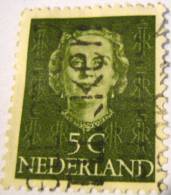 Netherlands 1949 Queen Juliana 5c - Used - Gebruikt