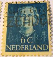 Netherlands 1949 Queen Juliana 6c - Used - Used Stamps